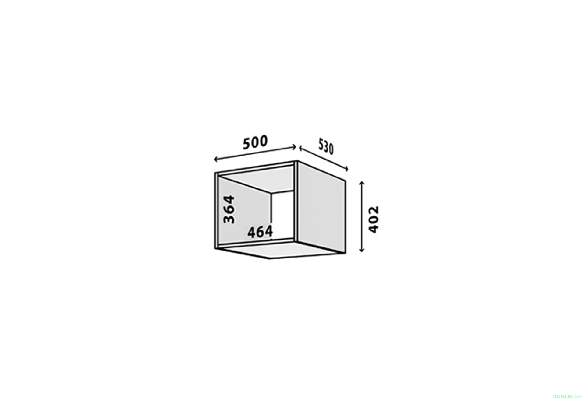 Fotografie 2 - Modul №11 A-500x402 DTD 18 mm antracit