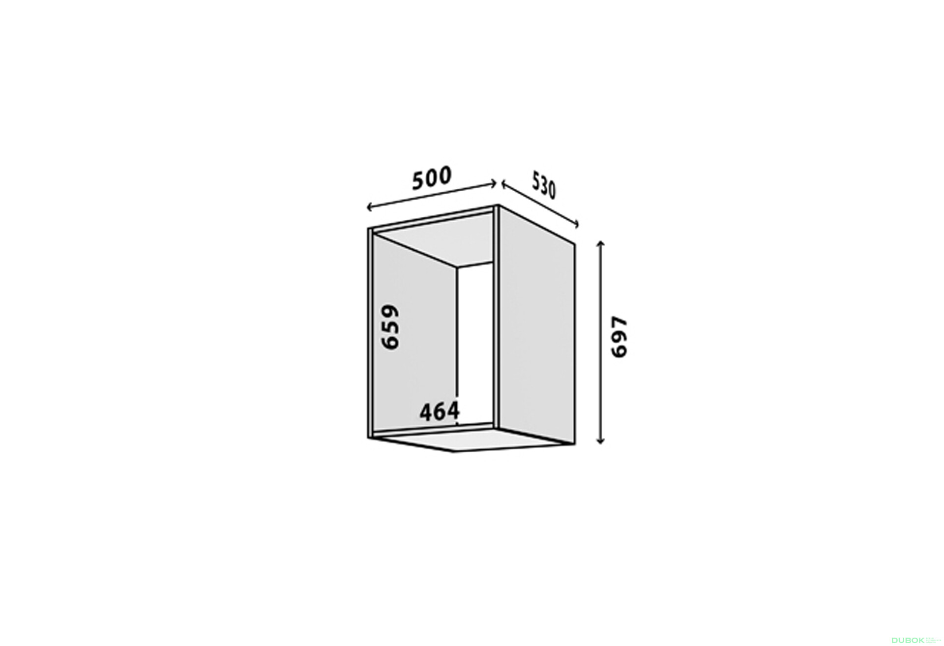 Fotografie 2 - Modul №12 A-500x695 DTD 18 mm antracit