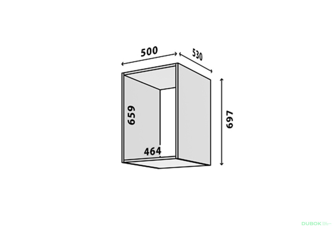 Fotografie 2 - Modul №12 A-500x695 DTD 18 mm antracit