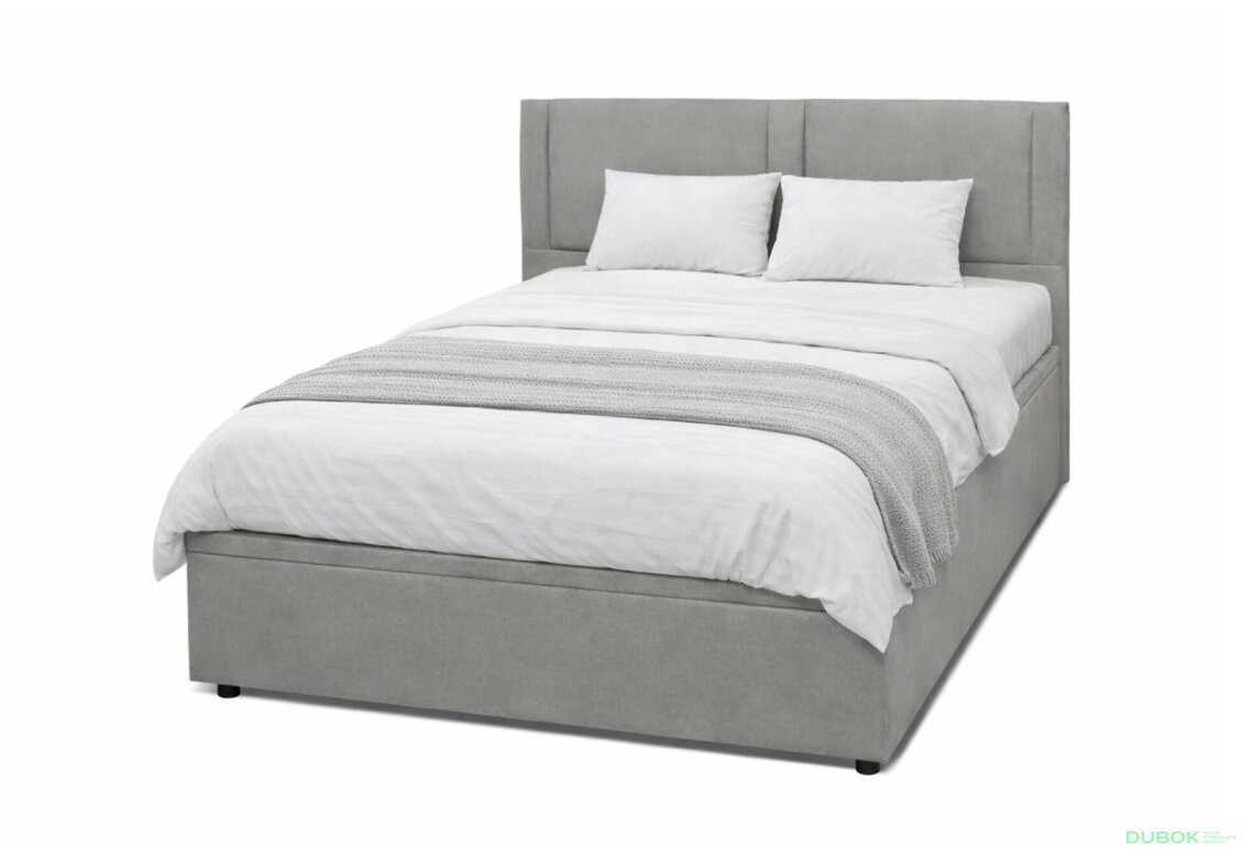 Postel Fro Sol 140x200 s roštem, úložným prostorem Mono 246, šedá