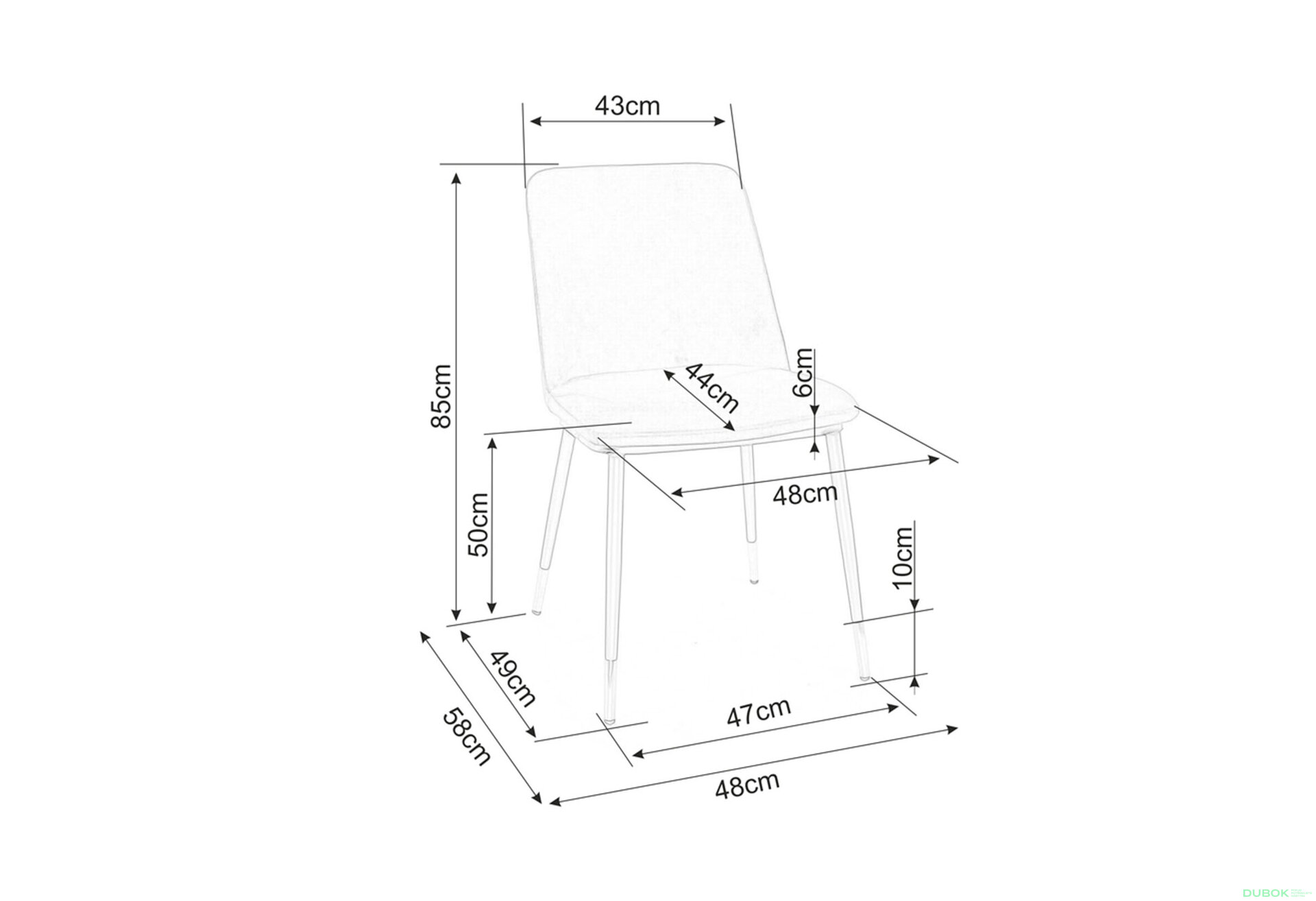 Fotografie 4 - Židle Jill Velvet béžový Bluvel 28, kov černá / chrome