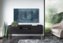 Fotografie 4 - TV stolek RTV 144 černý grafit / černý royal mramor Harmony