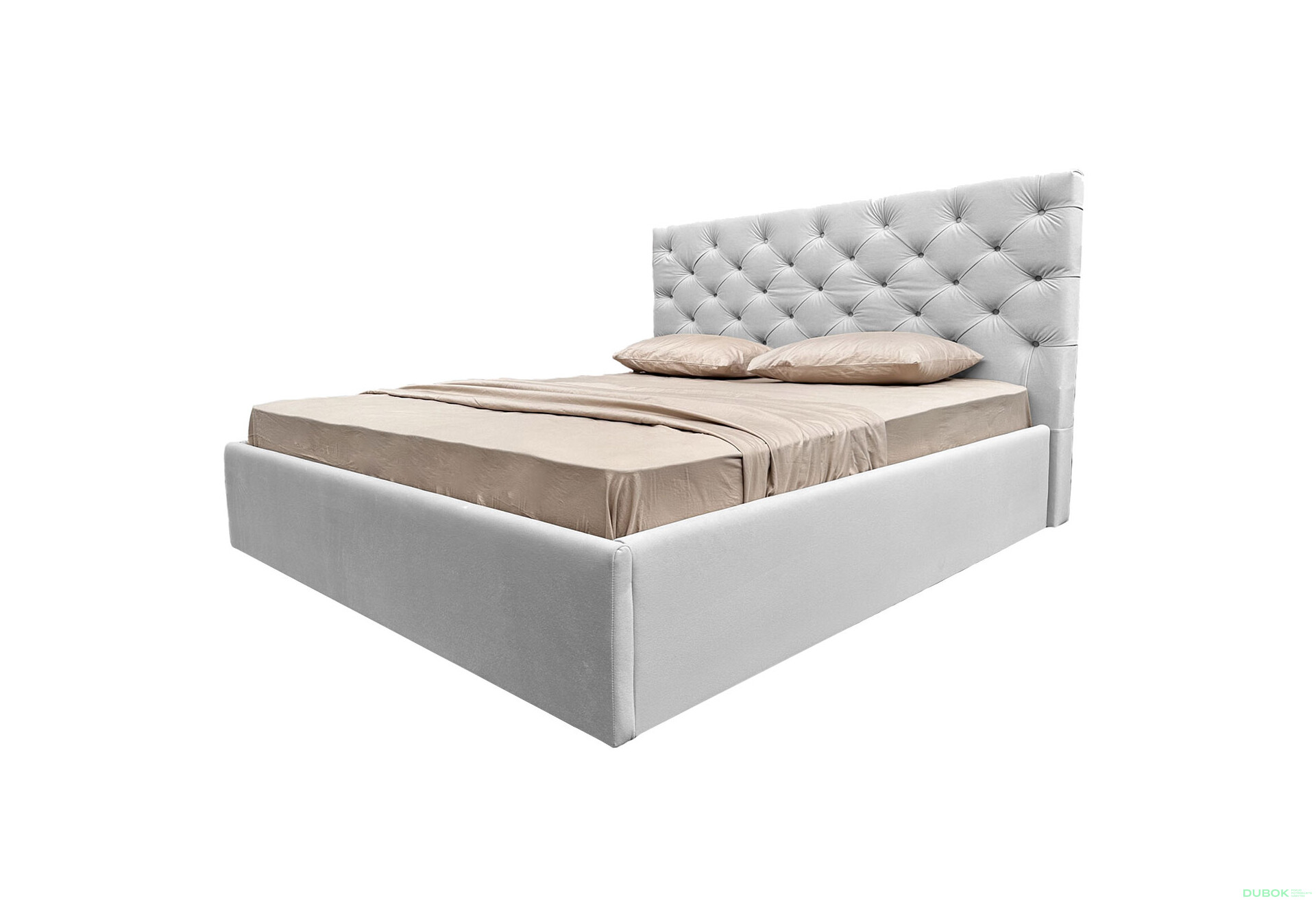 Postel s roštem, úložným prostorem Riviéra 160x200 cm Světle šedá - Fotografie 1 Fotografie 1 - Postel s roštem, úložným prostorem Riviéra 160x200 cm Světle šedá