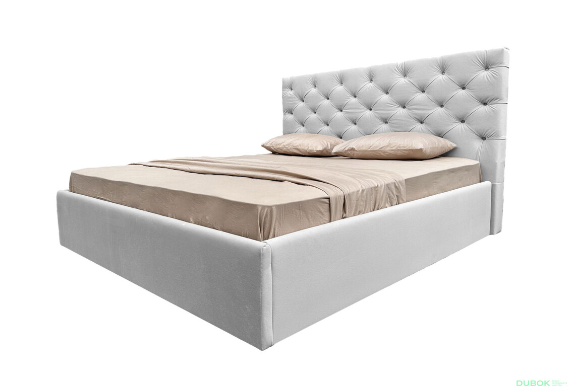 Postel s roštem, úložným prostorem Riviéra 160x200 cm Světle šedá - Fotografie 1 Fotografie 1 - Postel s roštem, úložným prostorem Riviéra 160x200 cm Světle šedá