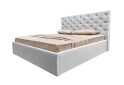 Postel s roštem, úložným prostorem Riviéra 160x200 cm Světle šedá - Fotografie 1 Fotografie 1 - Postel s roštem, úložným prostorem Riviéra 160x200 cm Světle šedá
