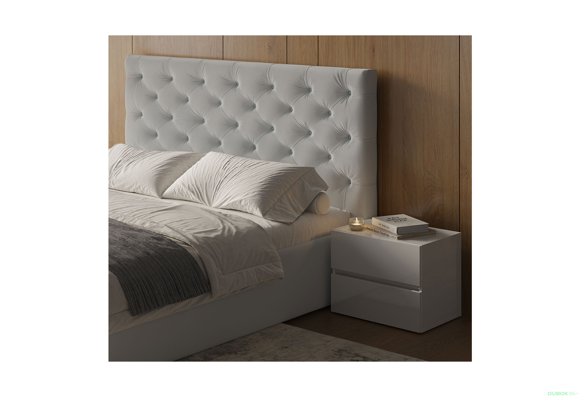 Postel s roštem, úložným prostorem Riviéra 160x200 cm Světle šedá - Fotografie 5 Fotografie 5 - Postel s roštem, úložným prostorem Riviéra 160x200 cm Světle šedá