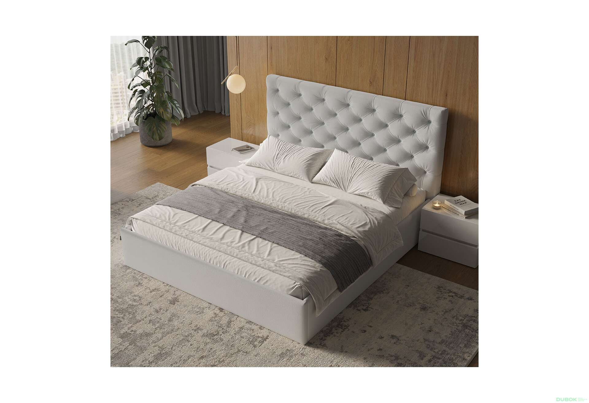 Postel s roštem, úložným prostorem Riviéra 160x200 cm Světle šedá - Fotografie 3 Fotografie 3 - Postel s roštem, úložným prostorem Riviéra 160x200 cm Světle šedá