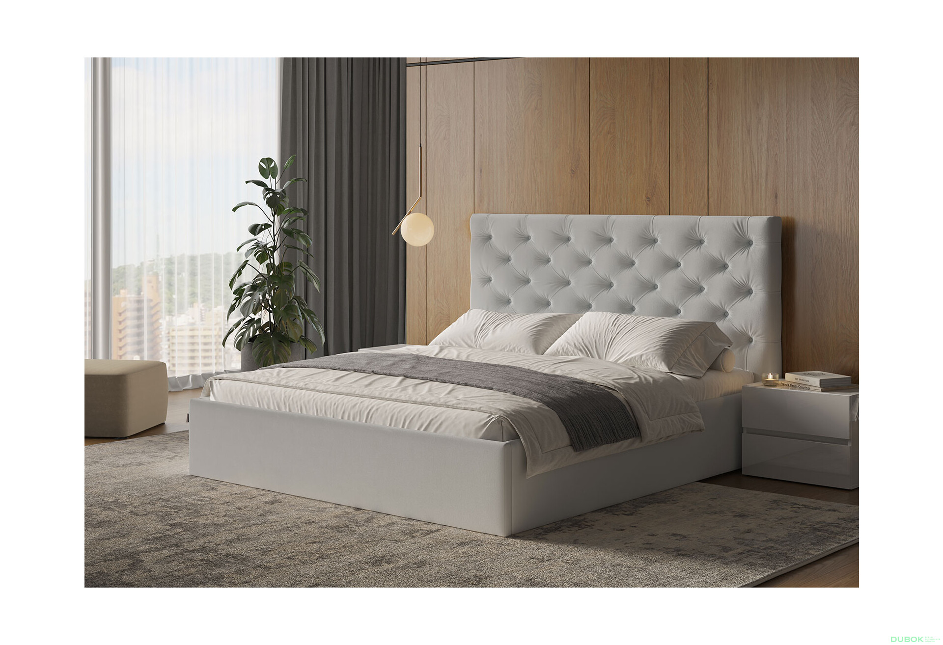 Postel s roštem, úložným prostorem Riviéra 160x200 cm Světle šedá - Fotografie 2 Fotografie 2 - Postel s roštem, úložným prostorem Riviéra 160x200 cm Světle šedá