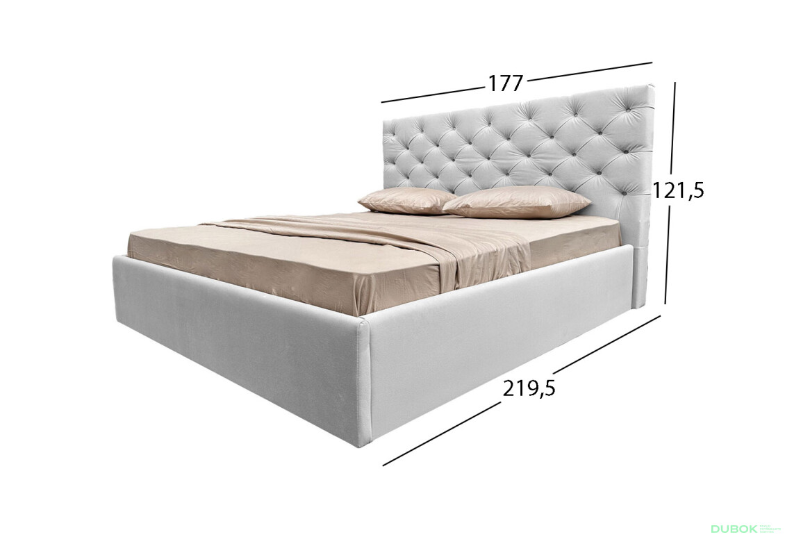 Postel s roštem, úložným prostorem Riviéra 160x200 cm Světle šedá - Fotografie 6 Fotografie 6 - Postel s roštem, úložným prostorem Riviéra 160x200 cm Světle šedá