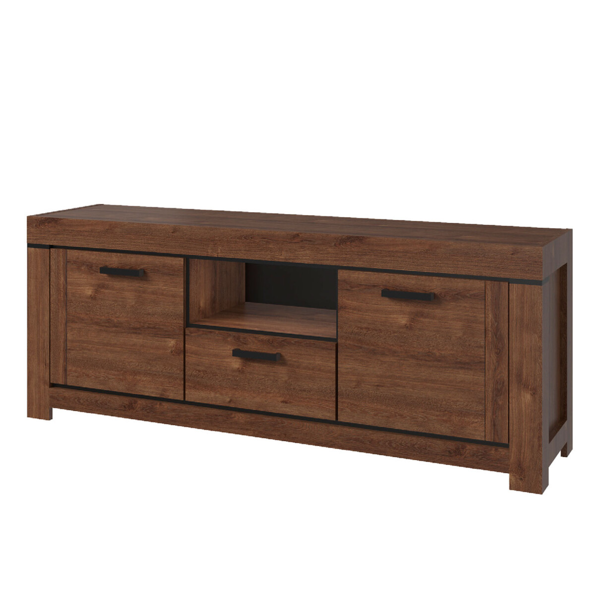 

TV stolek 2d1s hnědý dub Brass