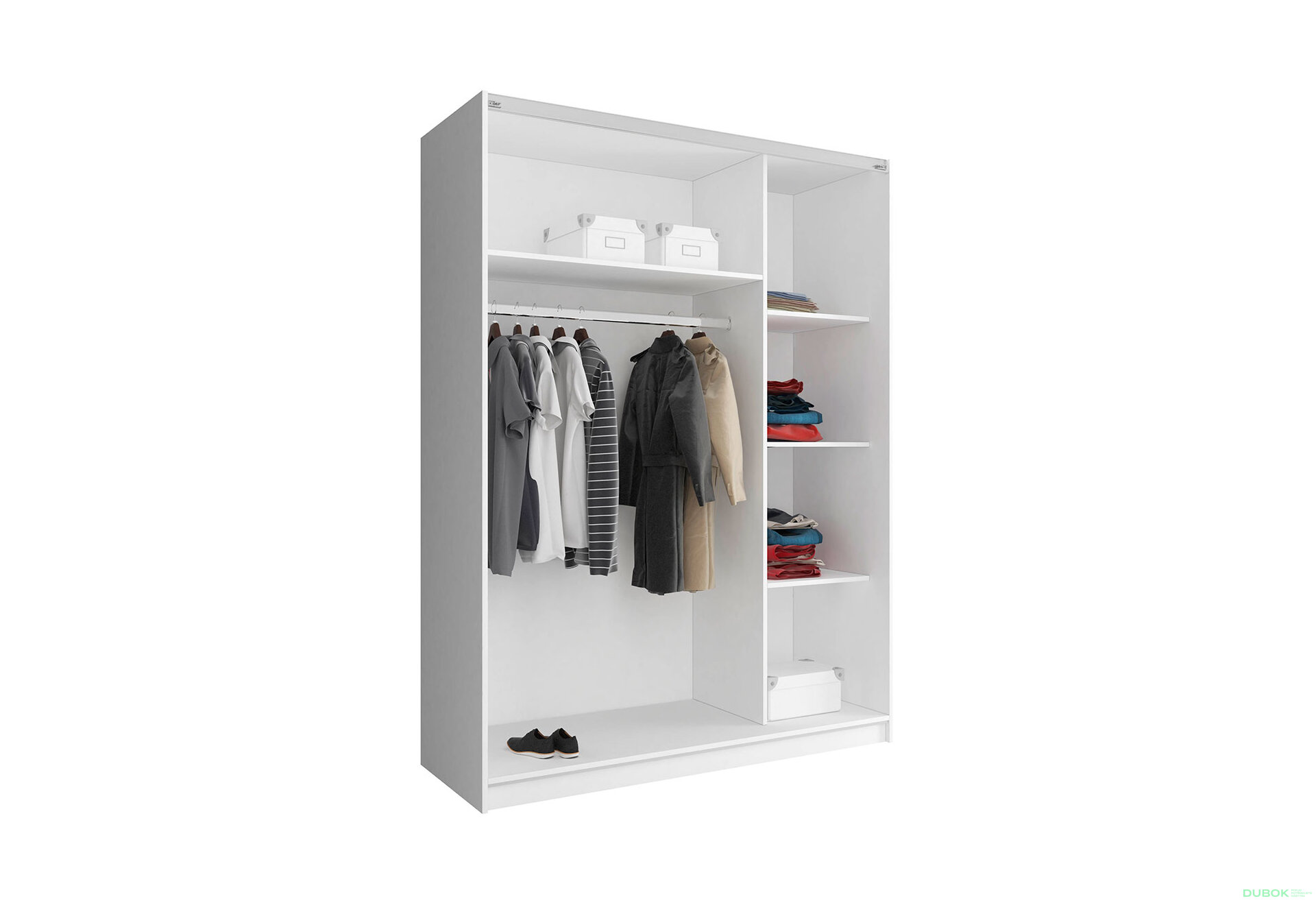 Fotografie 2 - Skříň Mika III 150 bílý