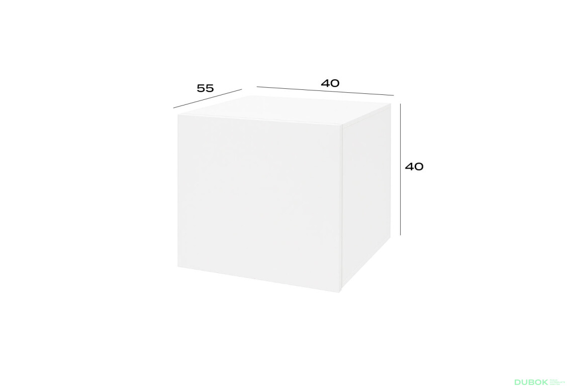 Fotografie 2 - Nástavec na skříň 40 cm nymphaea alba Space