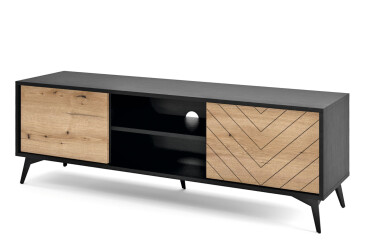 TV stolek 154 evoke dub / černá Diamond