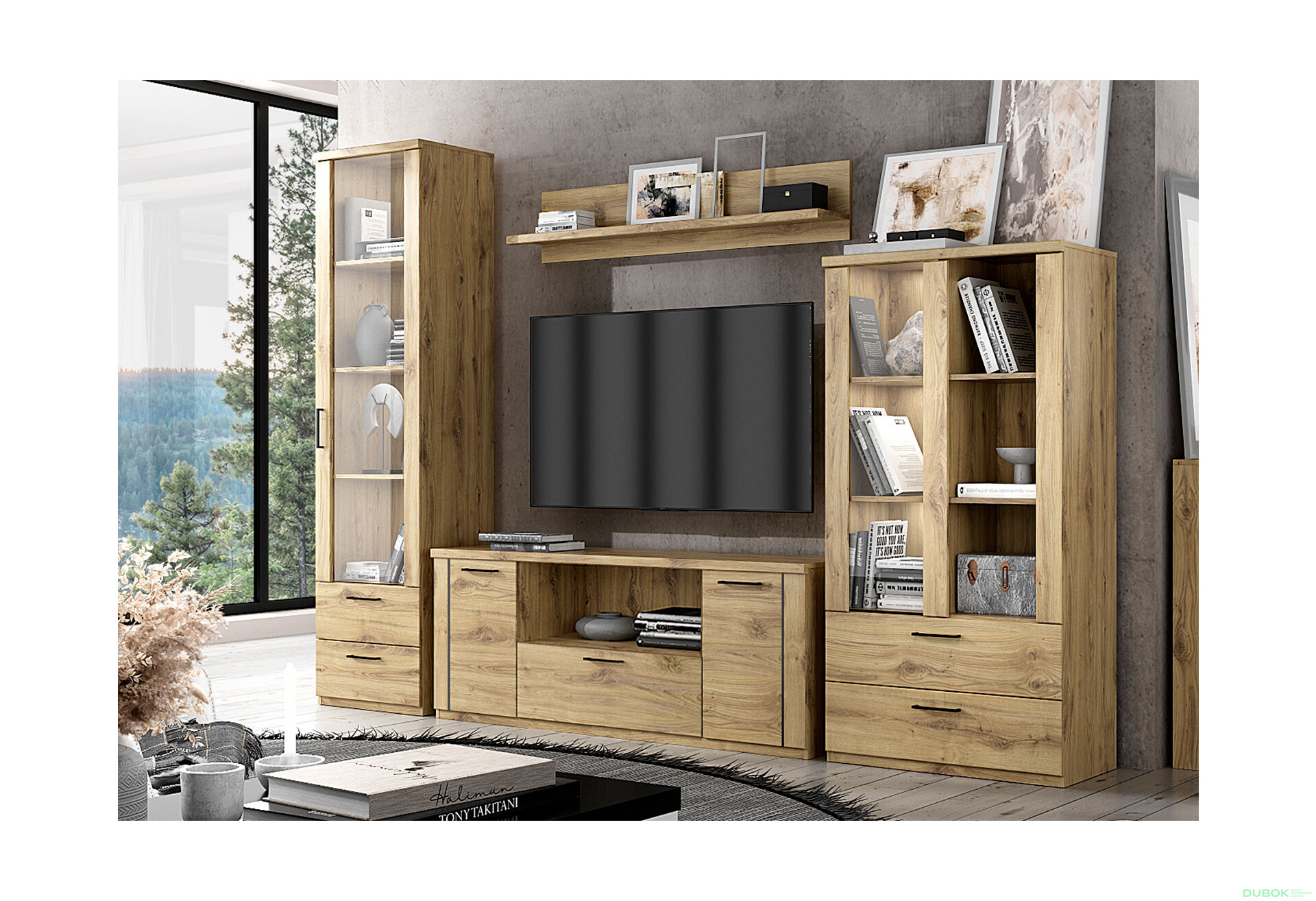 Fotografie 1 - Obývací sestava 2.7 m (I) dub navarra Doorset