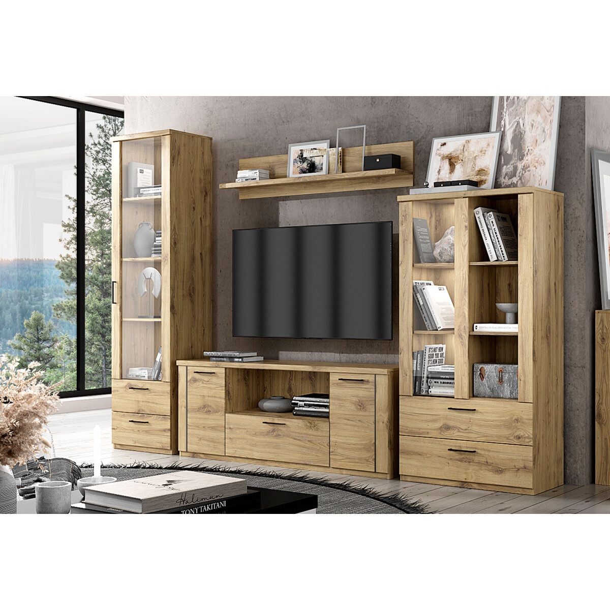 

Obývací sestava 2.7 m (I) dub navarra Doorset