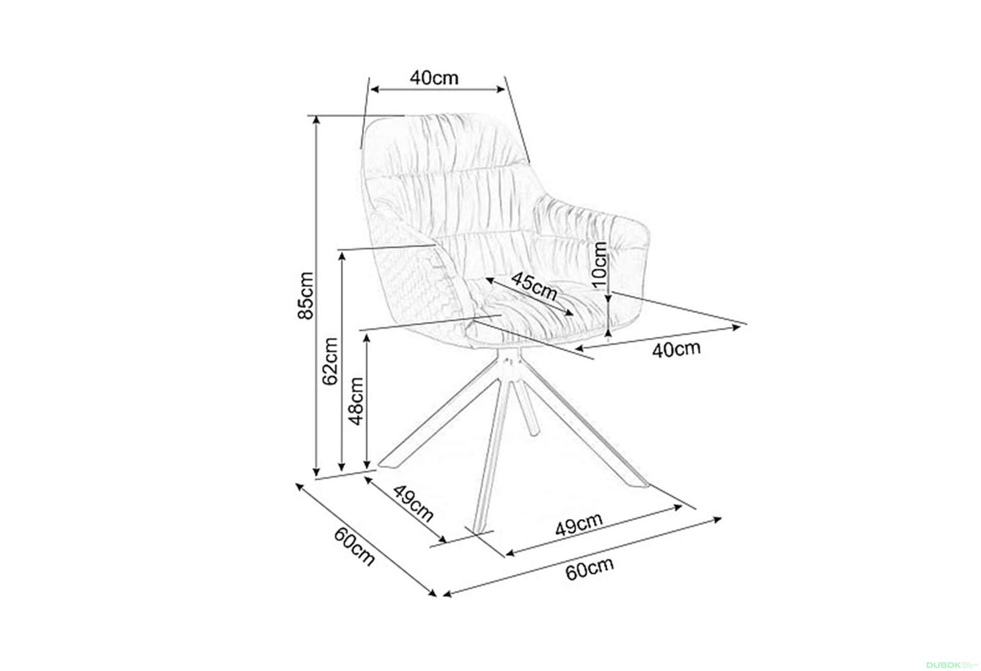 Fotografie 5 - Židle Astoria Velvet béžový Bluvel 28, matná černá kov
