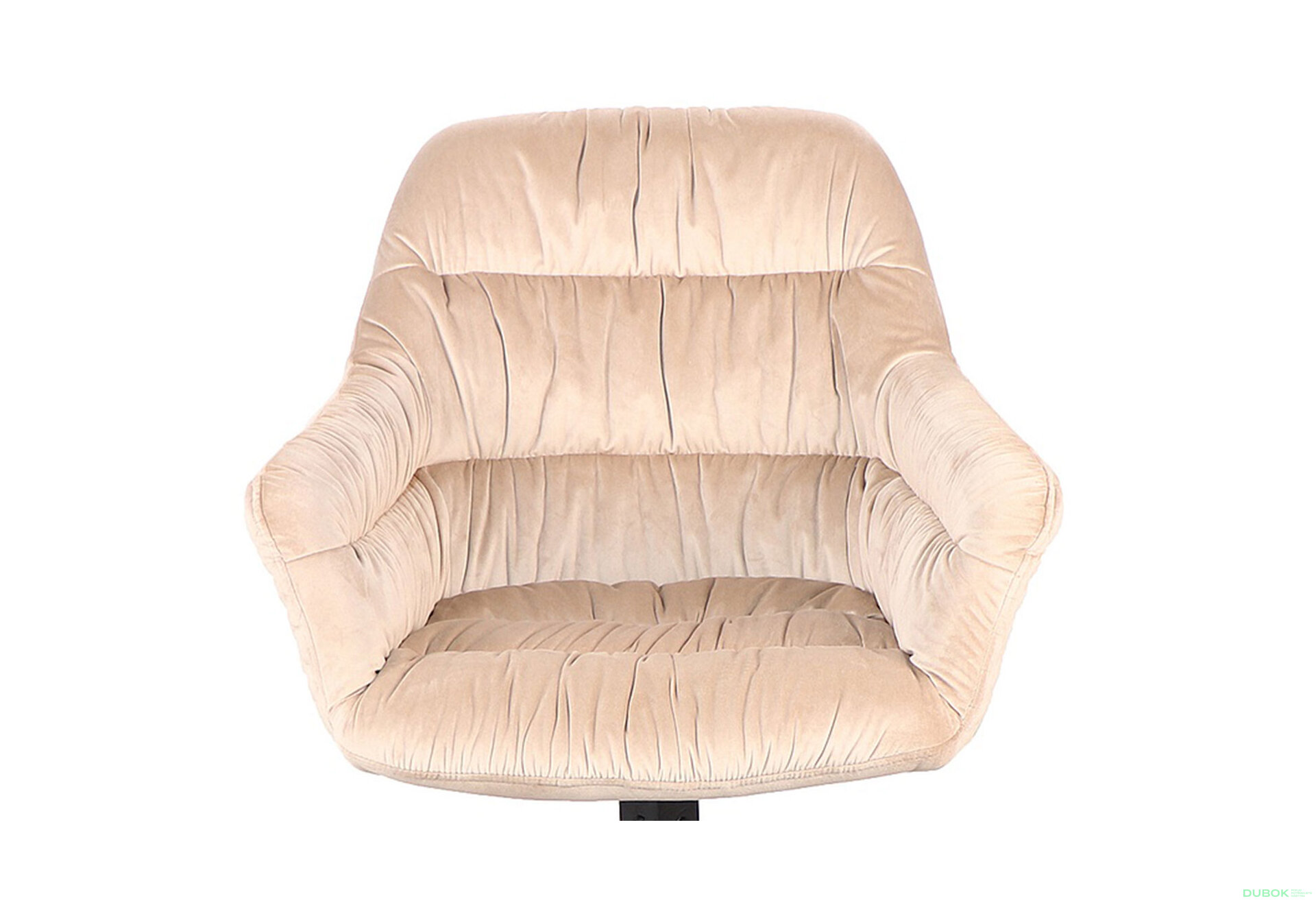 Fotografie 4 - Židle Astoria Velvet béžový Bluvel 28, matná černá kov