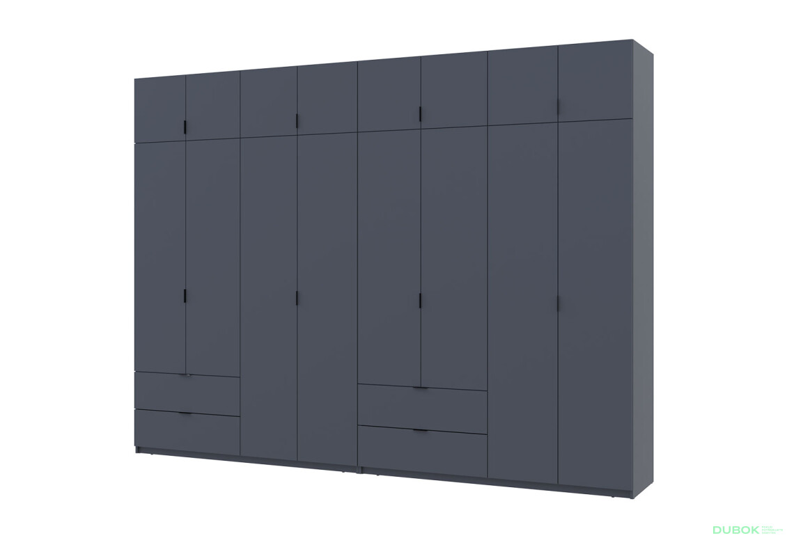 Skříň Lukas 4+4 DT 320 grafit