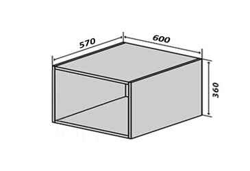 Skříň č. 63 v 600*360 Luxe