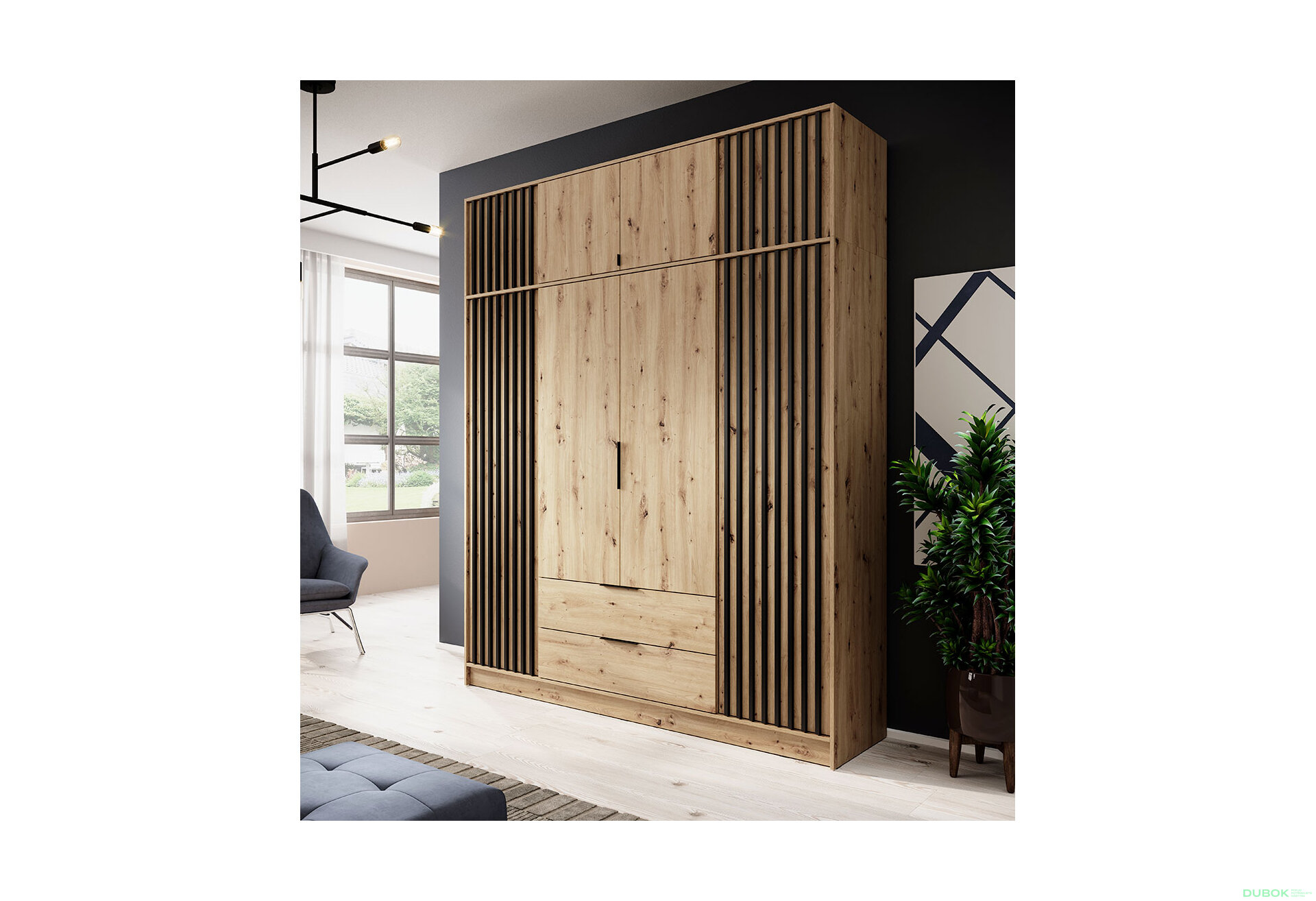 Fotografie 3 - Nástavec na skříň 4D artisan Nelly