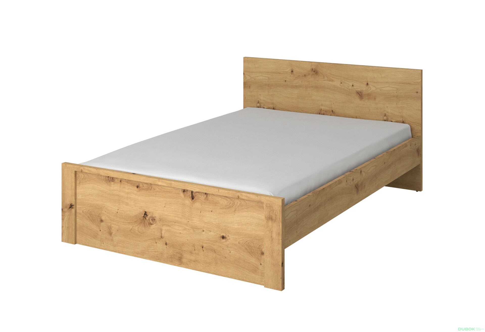 Fotografie 1 - Postel 140x200 dub artisan Ayson