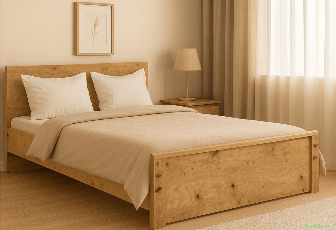 Fotografie 2 - Postel 140x200 dub artisan Ayson