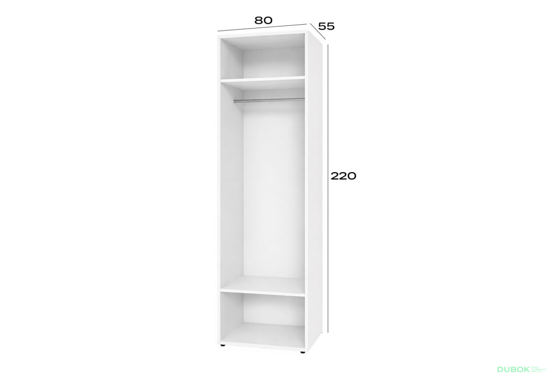 Fotografie 2 - Korpus modul 1 (h-2200*800) nymphaea alba Space