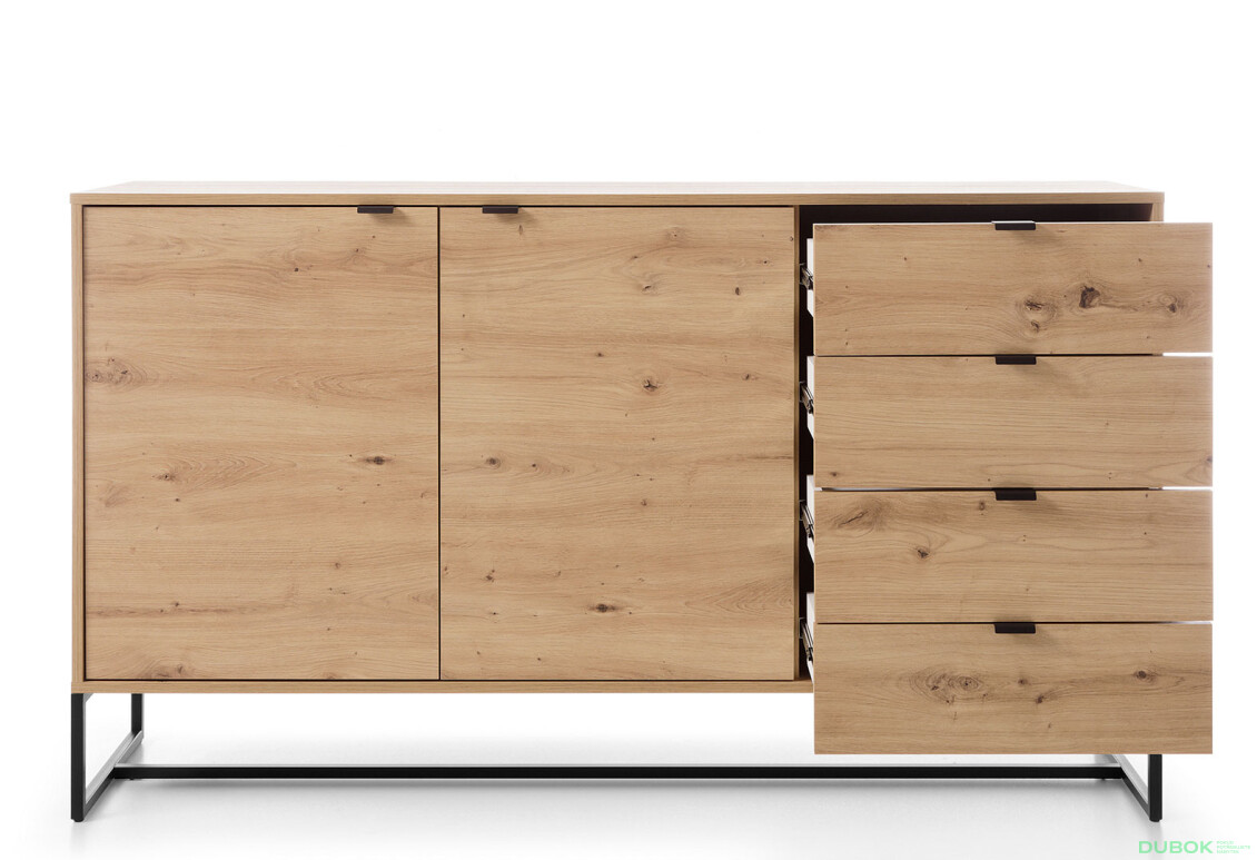 Komoda AK153 dub artisan Amber - Fotografie 4 Fotografie 4 - Komoda AK153 dub artisan Amber