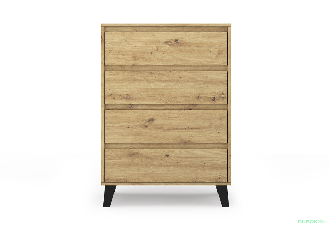 Komoda Borg 4s/70 dub artisan - Fotografie 1 Fotografie 1 - Komoda Borg 4s/70 dub artisan