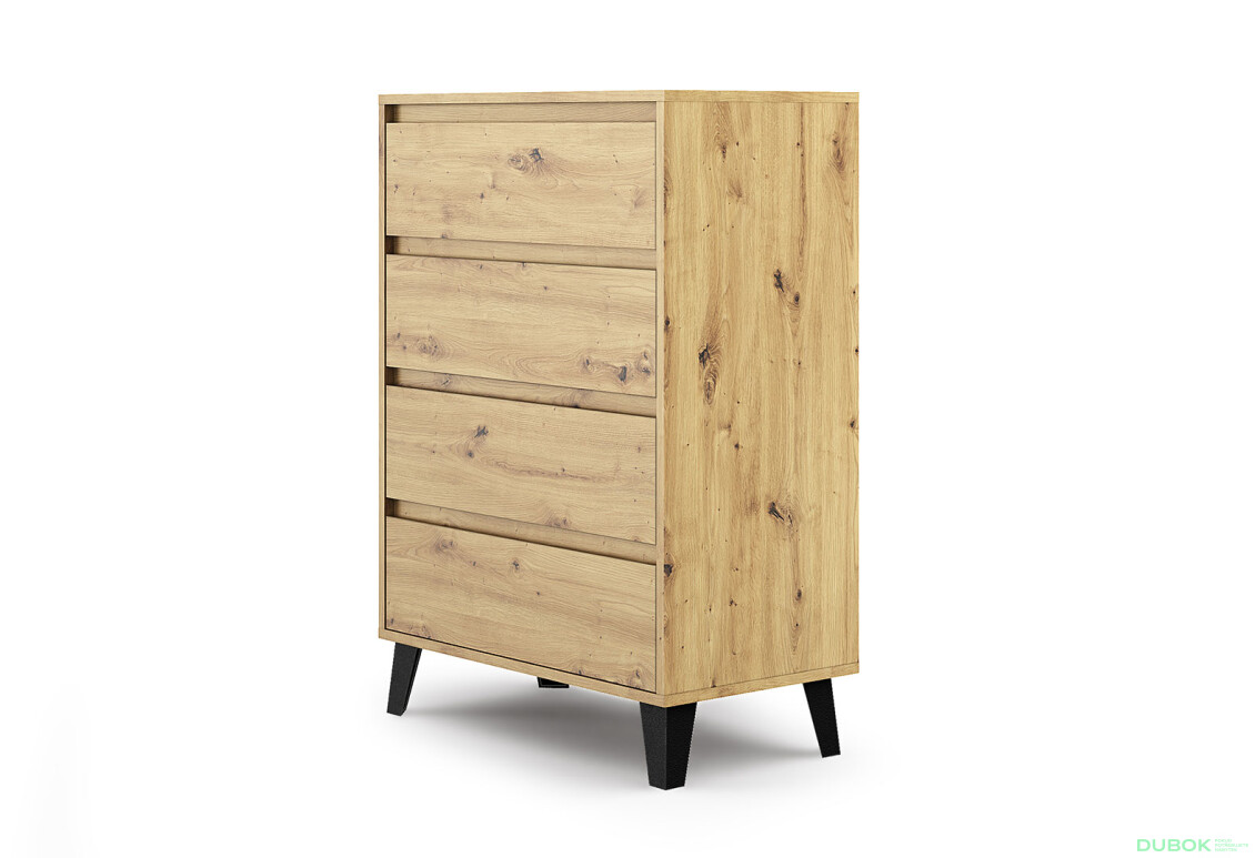 Komoda Borg 4s/70 dub artisan - Fotografie 4 Fotografie 4 - Komoda Borg 4s/70 dub artisan
