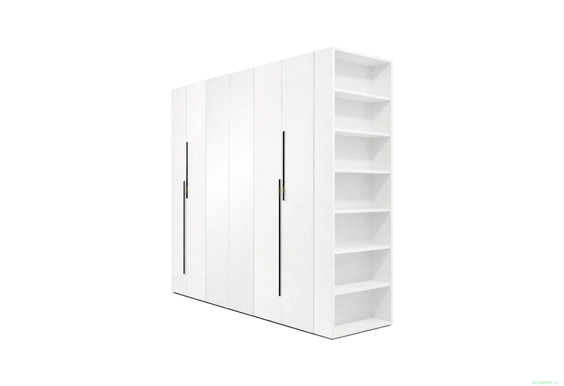 Fotografie 1 - Skříň 6D 260 cm se zrcadlem nymphaea alba Space