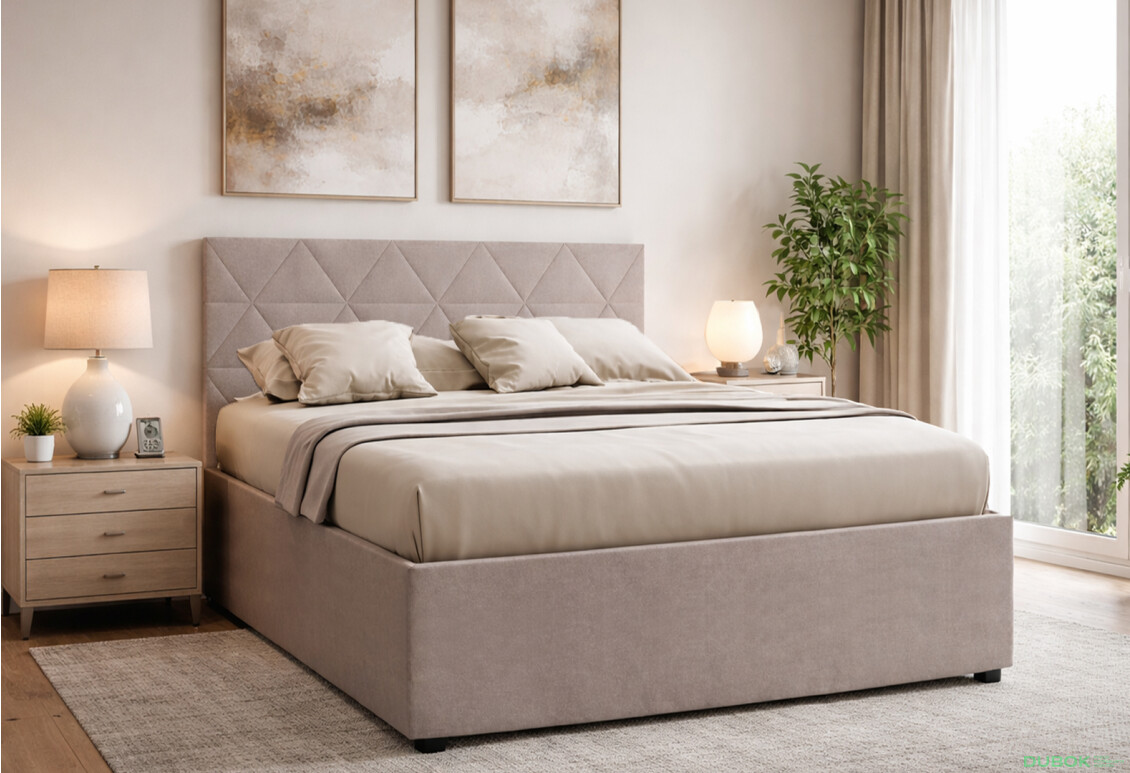 Fotografie 2 - Postel Fro Caro 160x200 Mono 233, béž