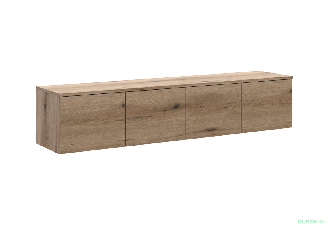 Fotografie 4 - TV stolek Levía dub evoke 4dv 160x35x33