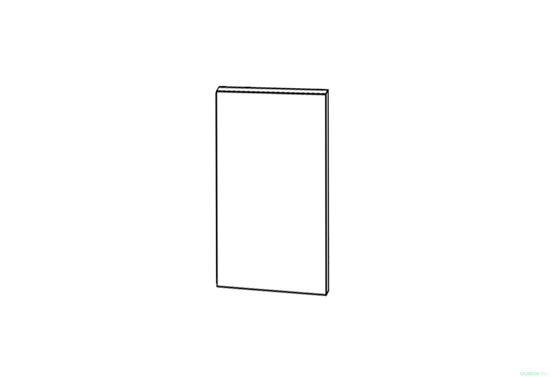 Fasáda 60V LEVÁ 1dveřová Pod Vytahovací telescop 680mm Millenium - Fotografie 1 Fotografie 1 - Fasáda 60V LEVÁ 1dveřová Pod Vytahovací telescop 680mm Millenium