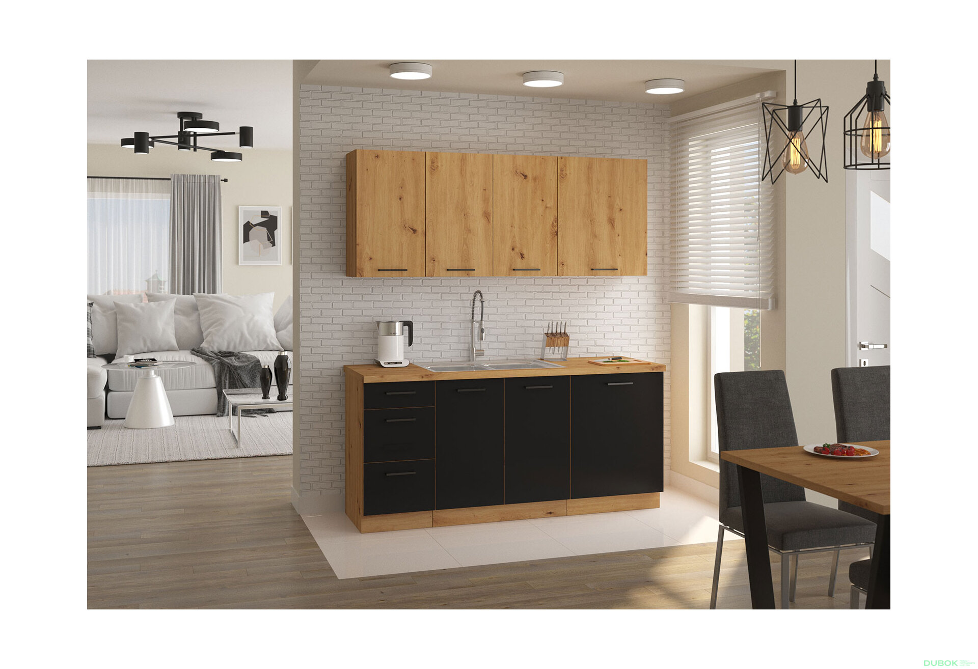 Fotografie 7 - Modulární kuchyně Modena