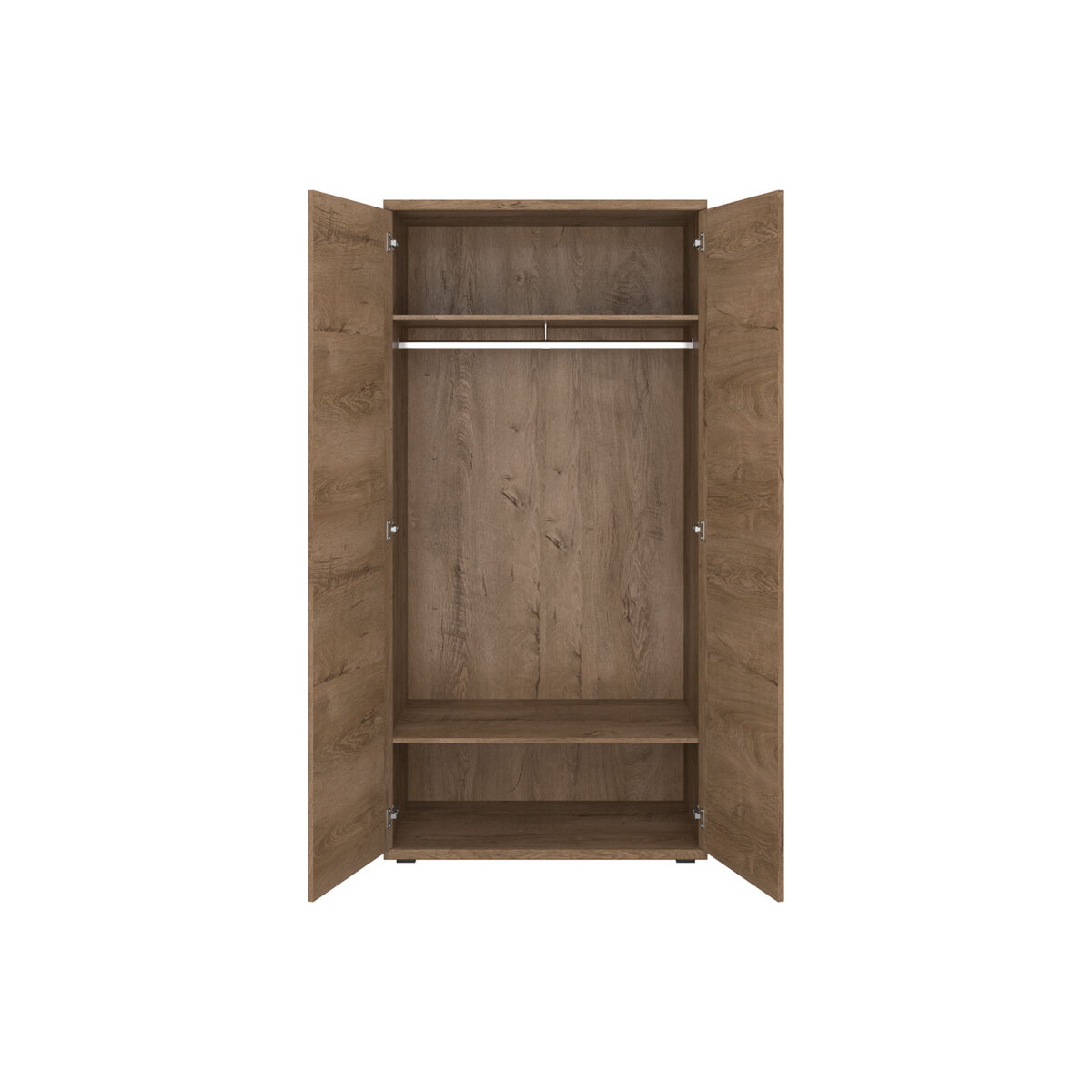 Skříň dvoudveřová Cordan 101.9x210x60.6 cm Dub lefkas (obrázek 3)