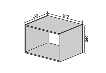 Skříň č. 27 v 500*360 Luxe