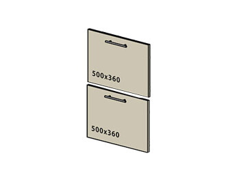 Fasáda f š 500 (1+1) Flat