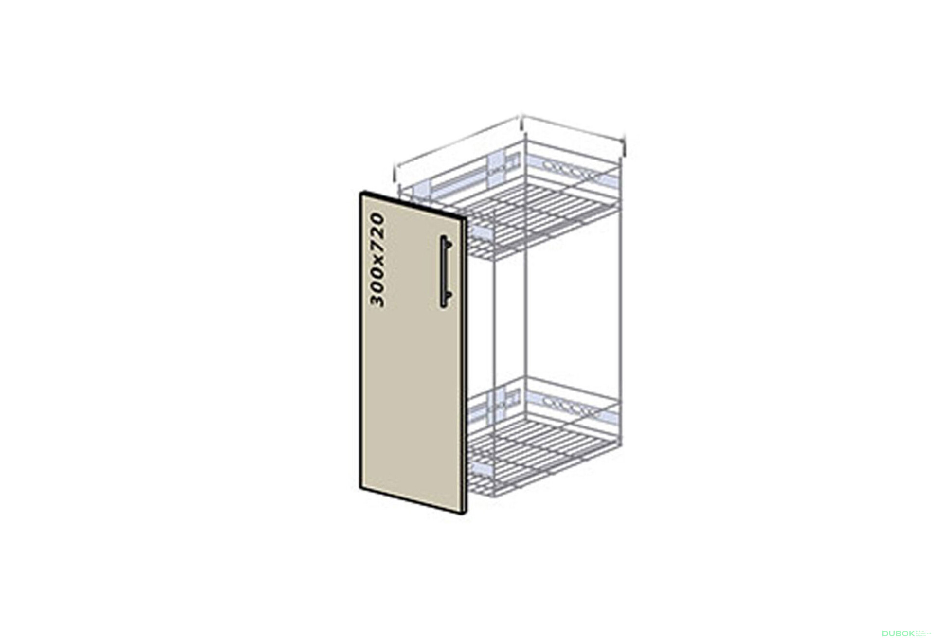 Fotografie 1 - Fasád f 300*720 cargo MoDa Mat