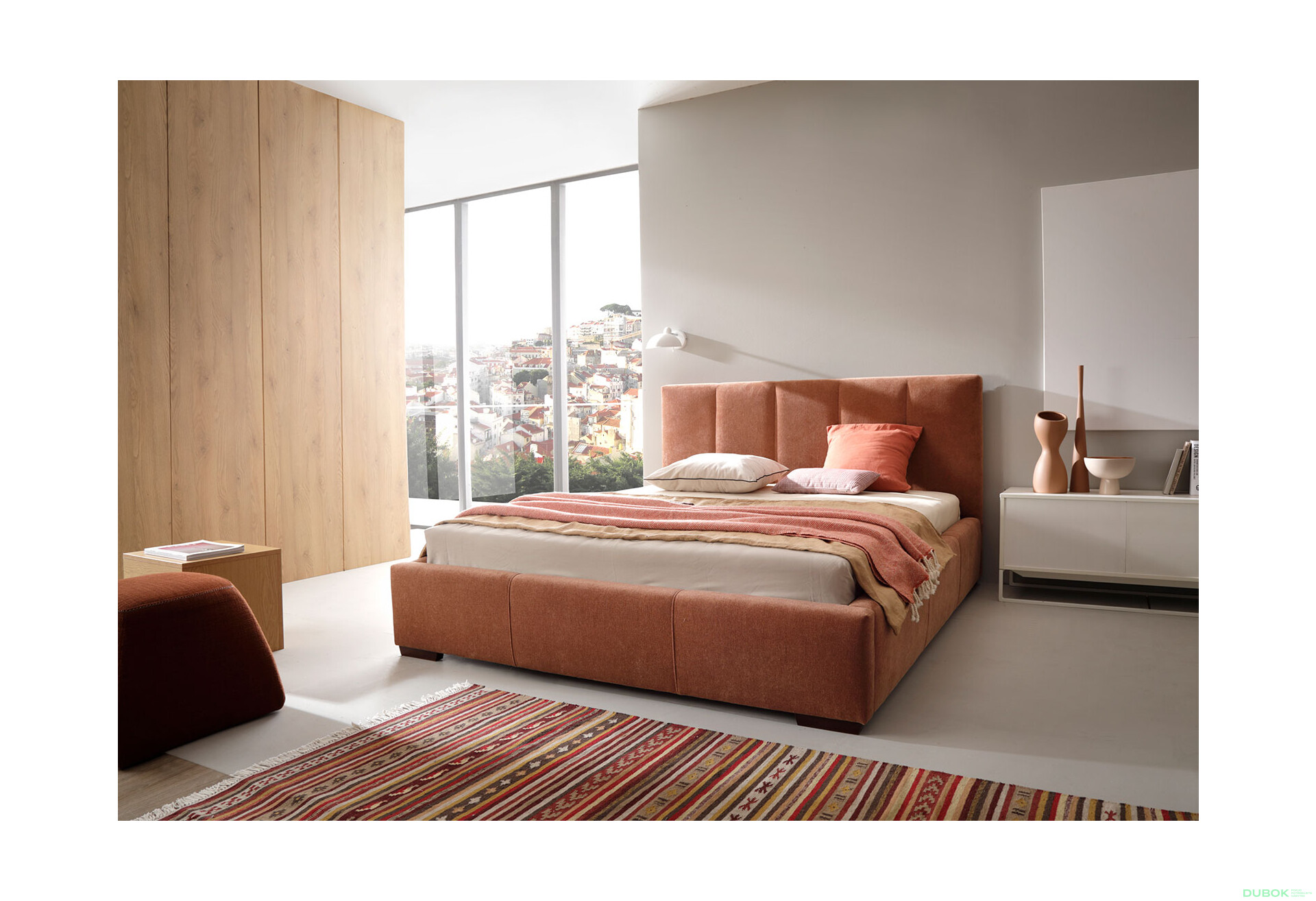 Fotografie 3 - Postel Vanessa 180x200 Storm 54 Davis C4 Orzech