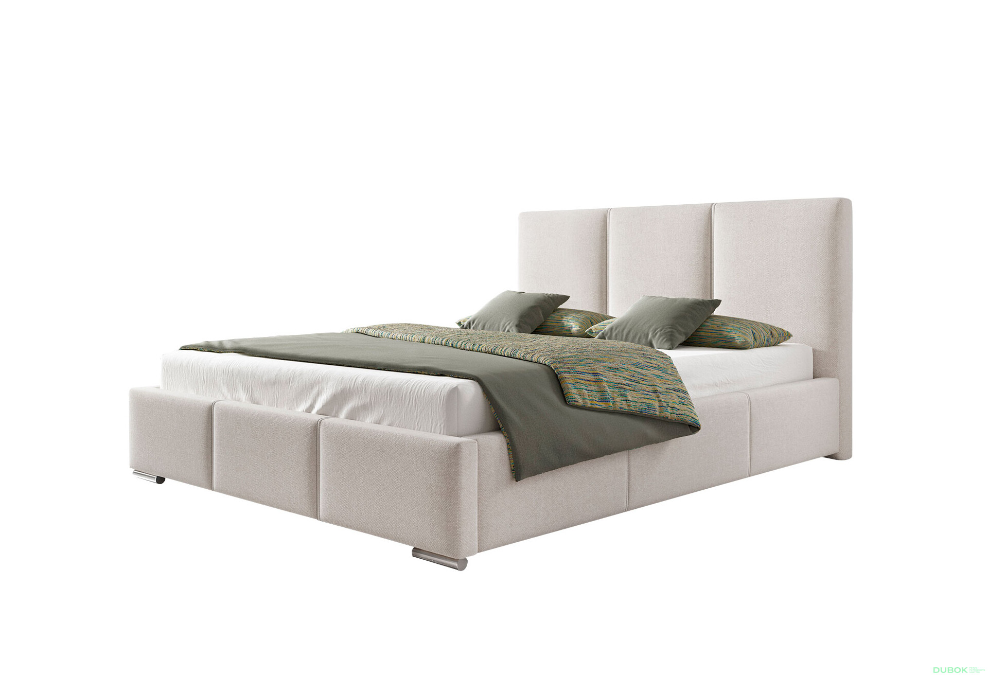 Fotografie 1 - Postel Parma 180x200 Solid 03 Davis Chrom F4