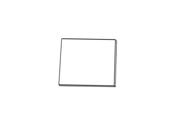 Fasáda KoutV 45° 1dveřové 600x600 Pro Blum 360mm Mary