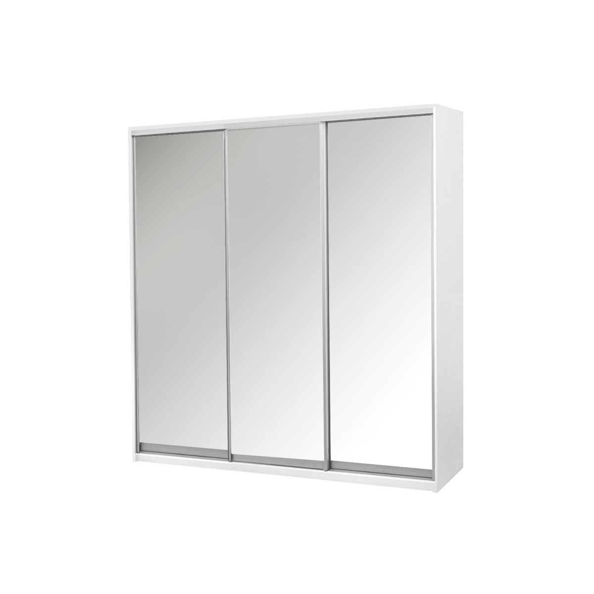 

Skříň s posuvnými dveřmi Komforto 3 zrcadla 180x240x60 cm Bílá