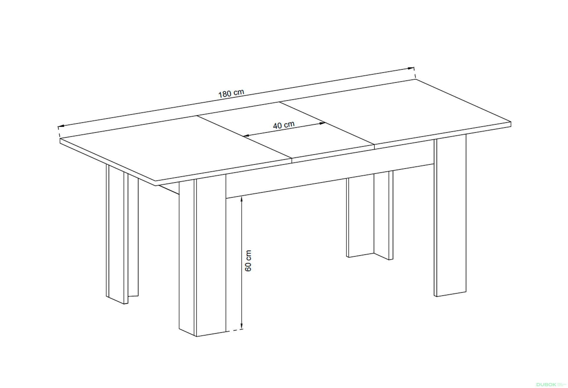 Fotografie 5 - Stůl L140 Sky country šedá