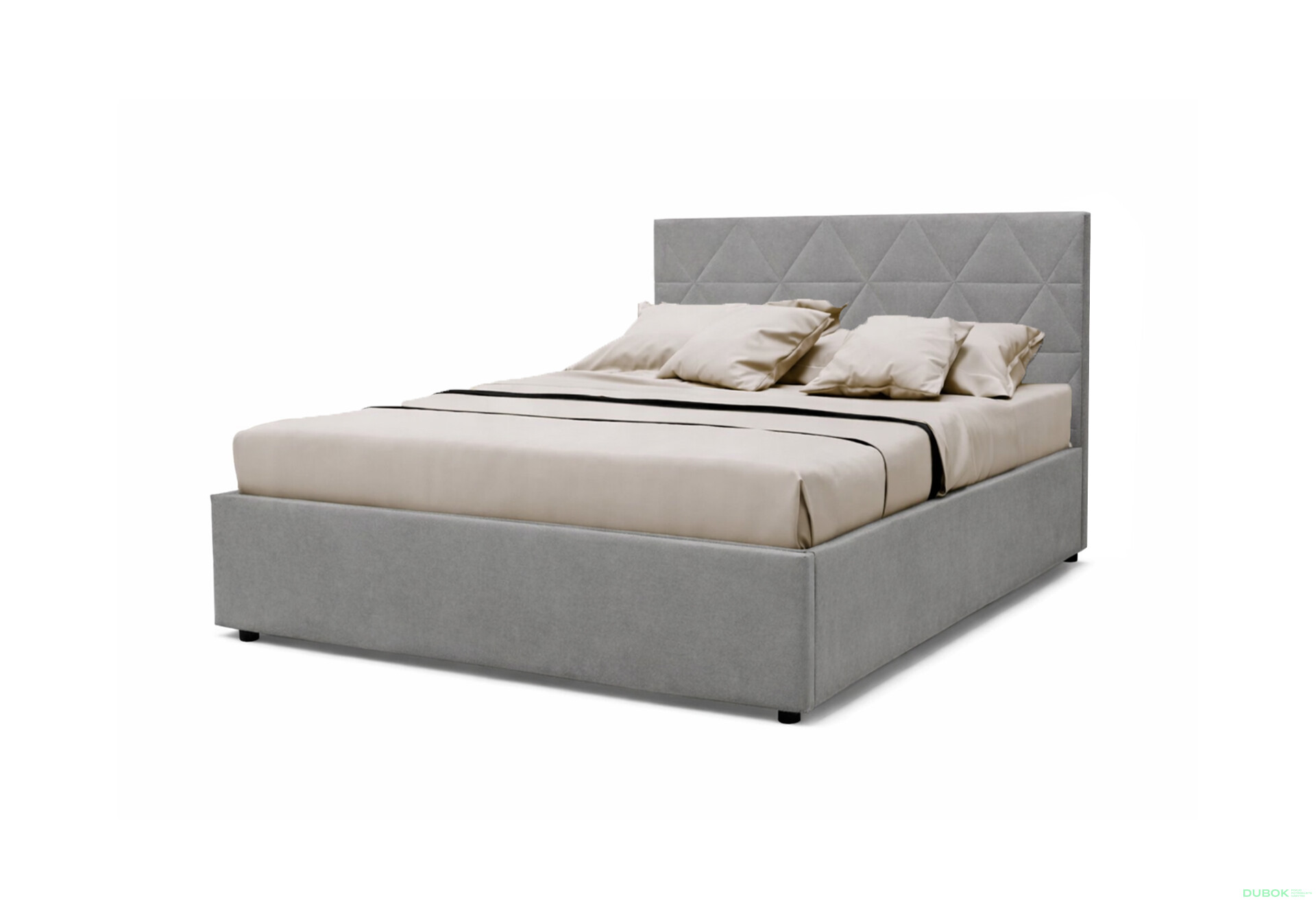 Fotografie 1 - Postel Fro Caro 160x200 Mono 246, šedá