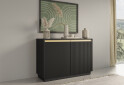 Komoda K-104 černá Royal - Fotografie 2 Fotografie 2 - Komoda K-104 černá Royal