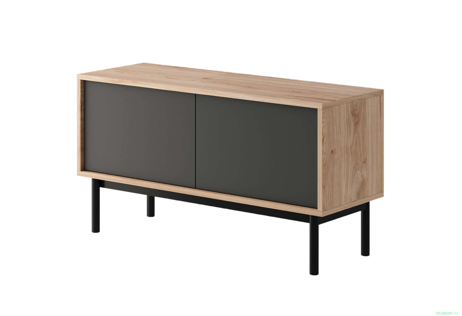 Fotografie 1 - TV stolek BRTV104 jackson hickory / grafit Basic
