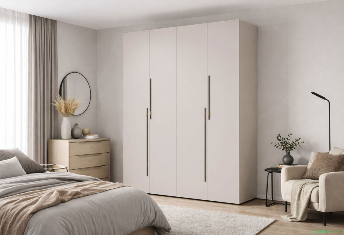 Fotografie 2 - Skříň 4D 160 cm kašmír Space