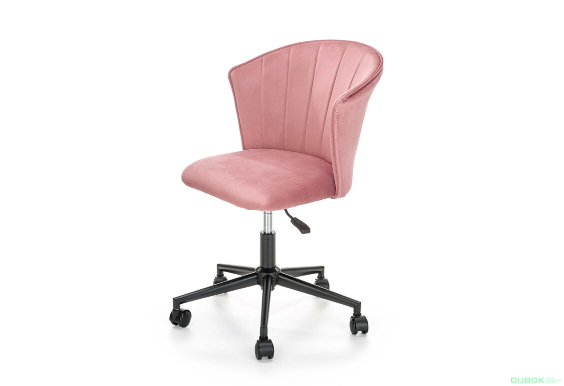 Otočné křeslo Pasco růžový
