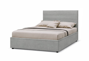 Postel Fro Line 160x200 s roštem, úložným prostorem Mono 246, šedá